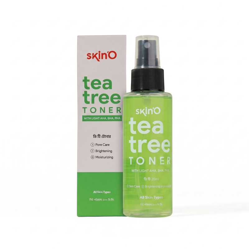 skin'O Tea Tree Toner With (Light AHA, BHA,PHA) 100ml