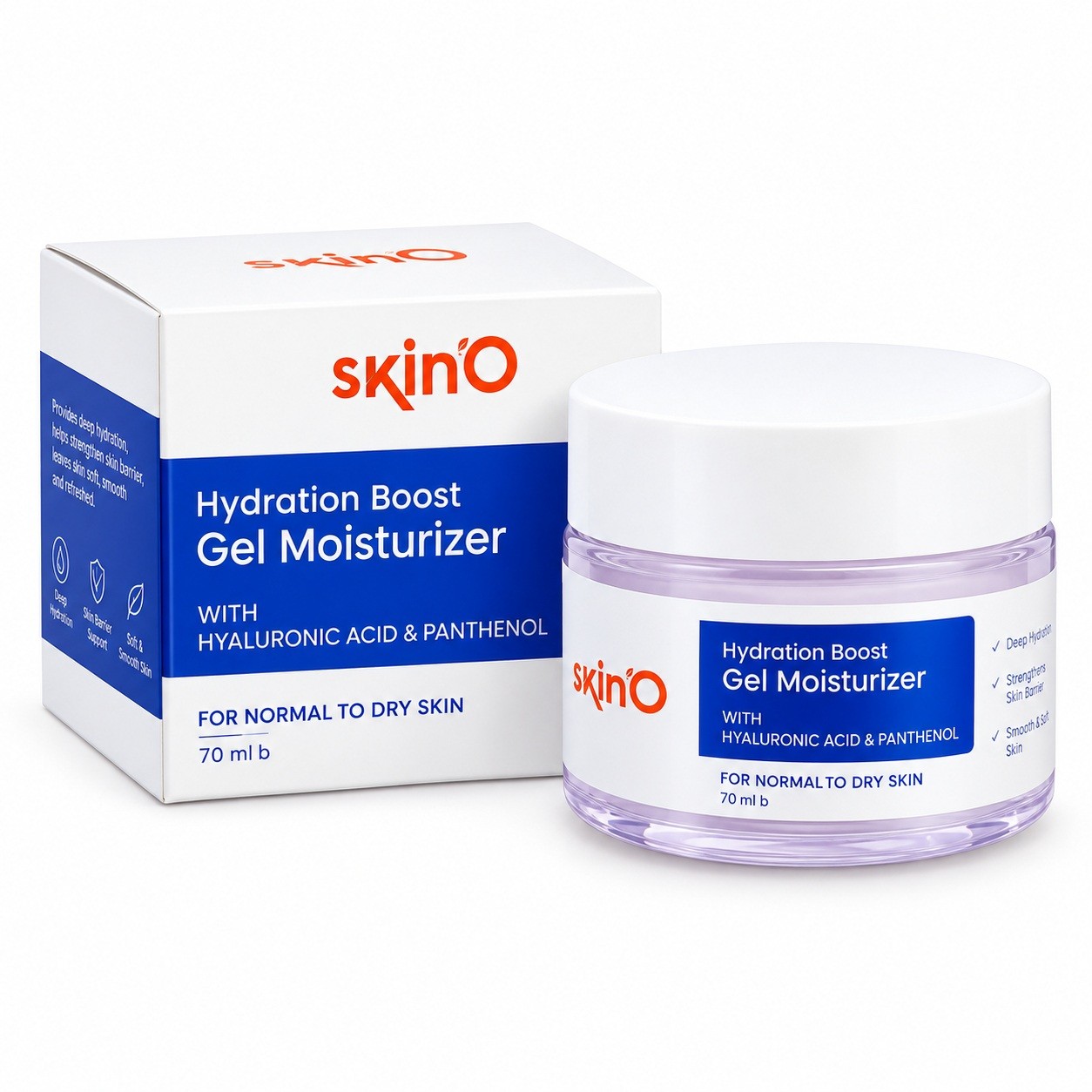 Hydration Boost Gel Moisturizer with Hyaluronic Acid & Panthenol 70 ml